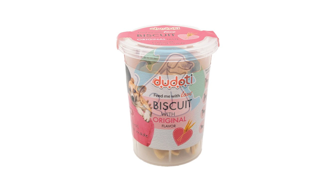 بیسکوییت سگ گندم 150گرمی Dudoti